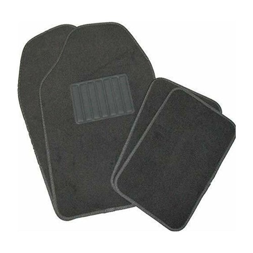 Dark grey 4pc floor mats - dark, heavy